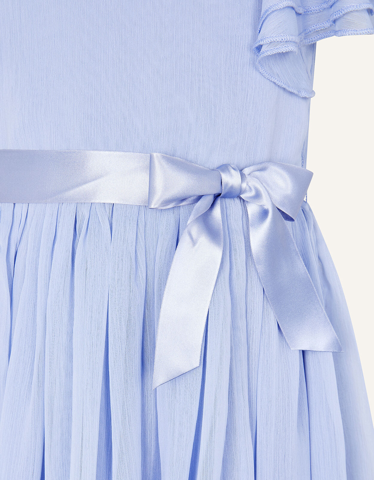 Daffodil Chiffon Dress Blue