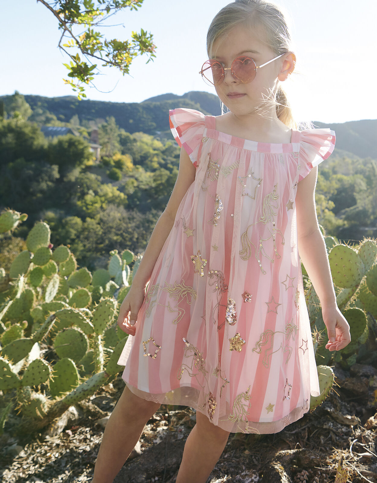 Monsoon girls top unicorn dress