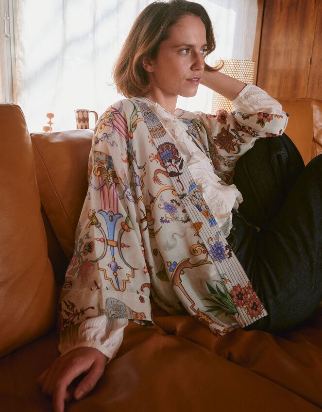 One Hundred Stars Cornucopia Kimono Jacket, , large