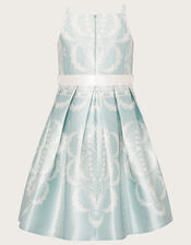 Madeline Duchess Dress, Blue (BLUE), large