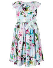 Heidi Floral Dress in Recycled Fabric, Multi (MULTI), large