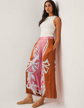 Tabitha Floral Print Wide Leg Pants, Pink (PINK), large