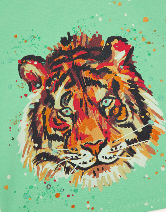 Tiger T-Shirt WWF-UK Collaboration, Green (GREEN), large
