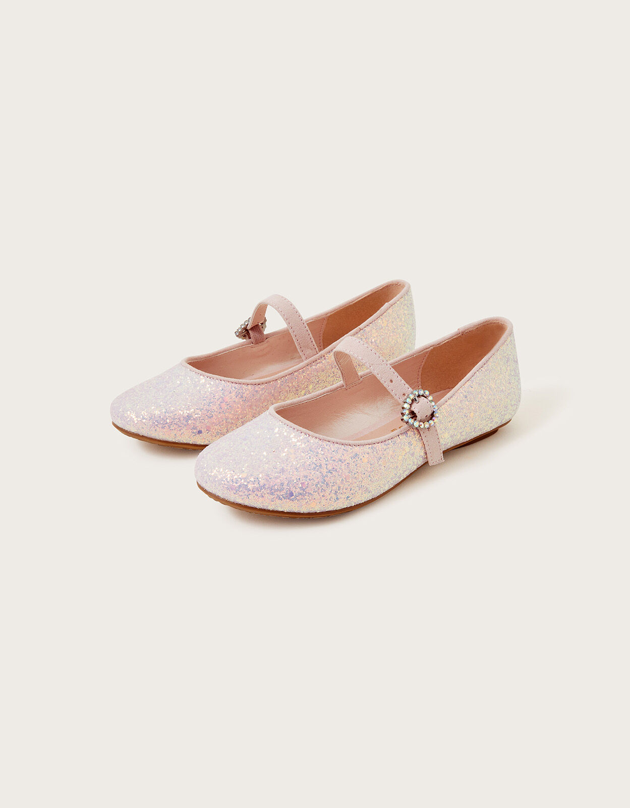 Sparkle Ballerina Flats Pink Girls Flat Shoes Monsoon Global