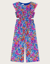 Bright Abstract Jumpsuit, Blue (BLUE), large
