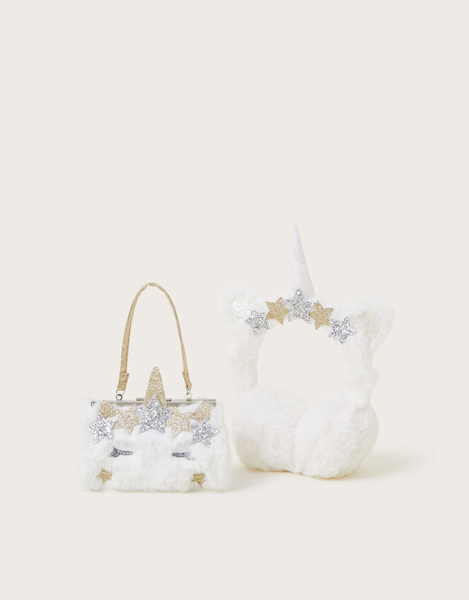 Galactic Unicorn Earmuffs and Bag Set, , large