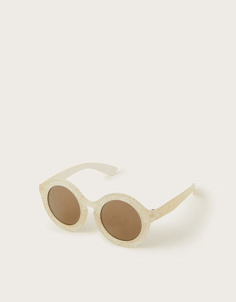 Baby Round Glitter Sunglasses, , large