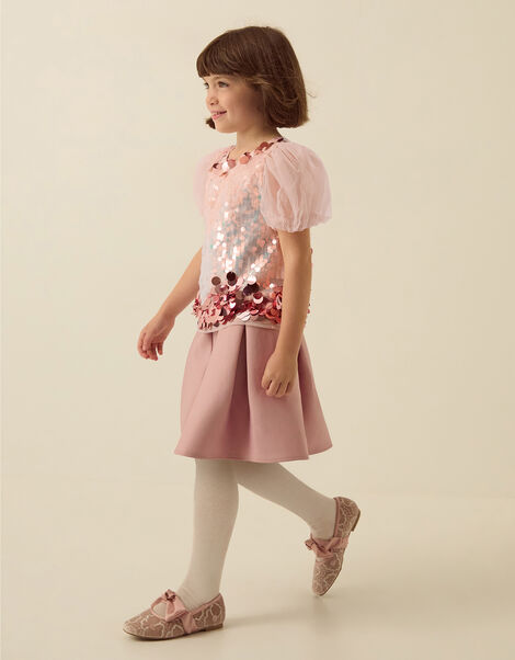 Ombr&eacute; Sequin Top & Scuba Skirt Set, Multi (MULTI), large
