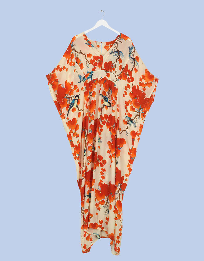 One Hundred Stars Acer Print Maxi Kaftan, , large