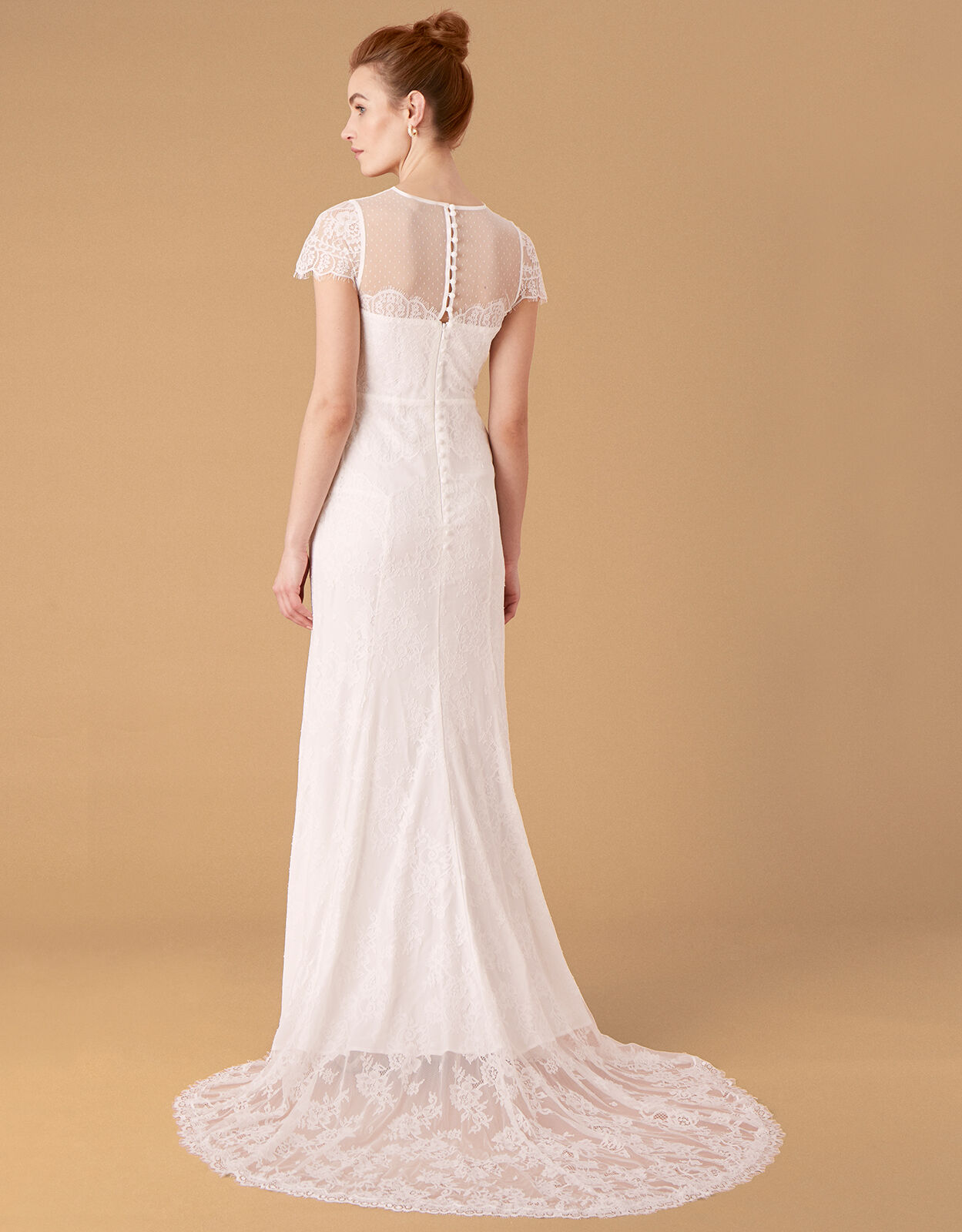 Rebecca Chantilly Lace Bridal Dress Ivory Wedding Dresses