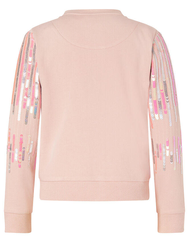 Sequin Bomber Jacket, Pink (PALE PINK), large