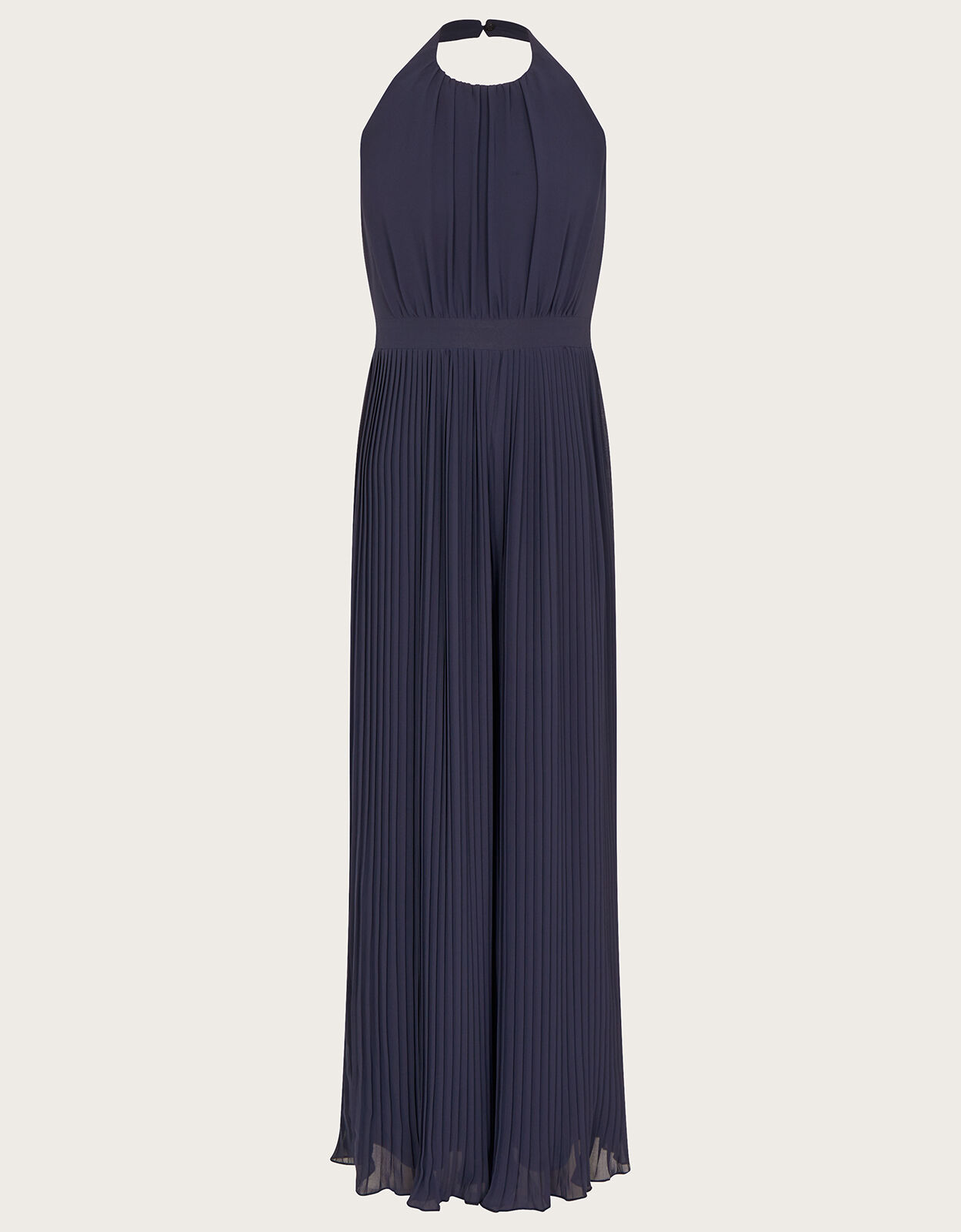 Hallie Halter Neck Prom Jumpsuit Blue Girls Dresses Monsoon
