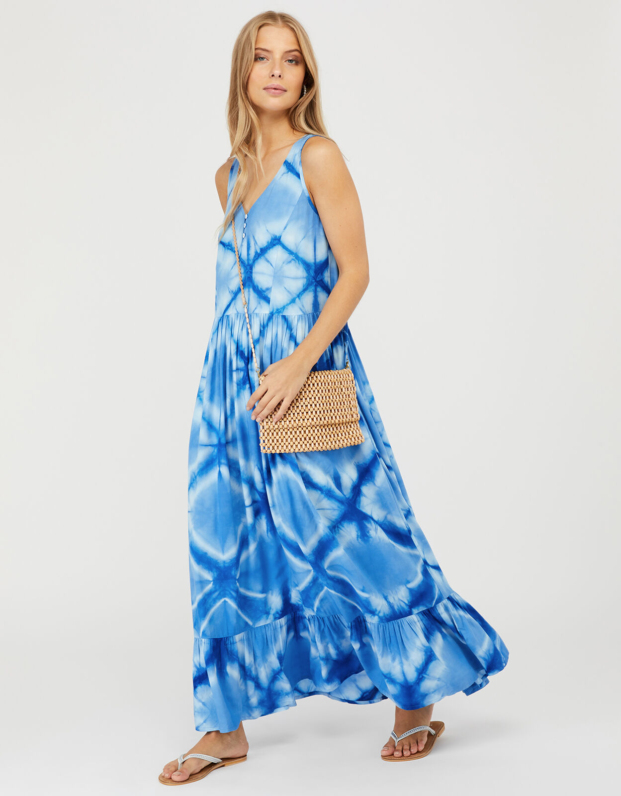 Women's tie dye maxi dress online