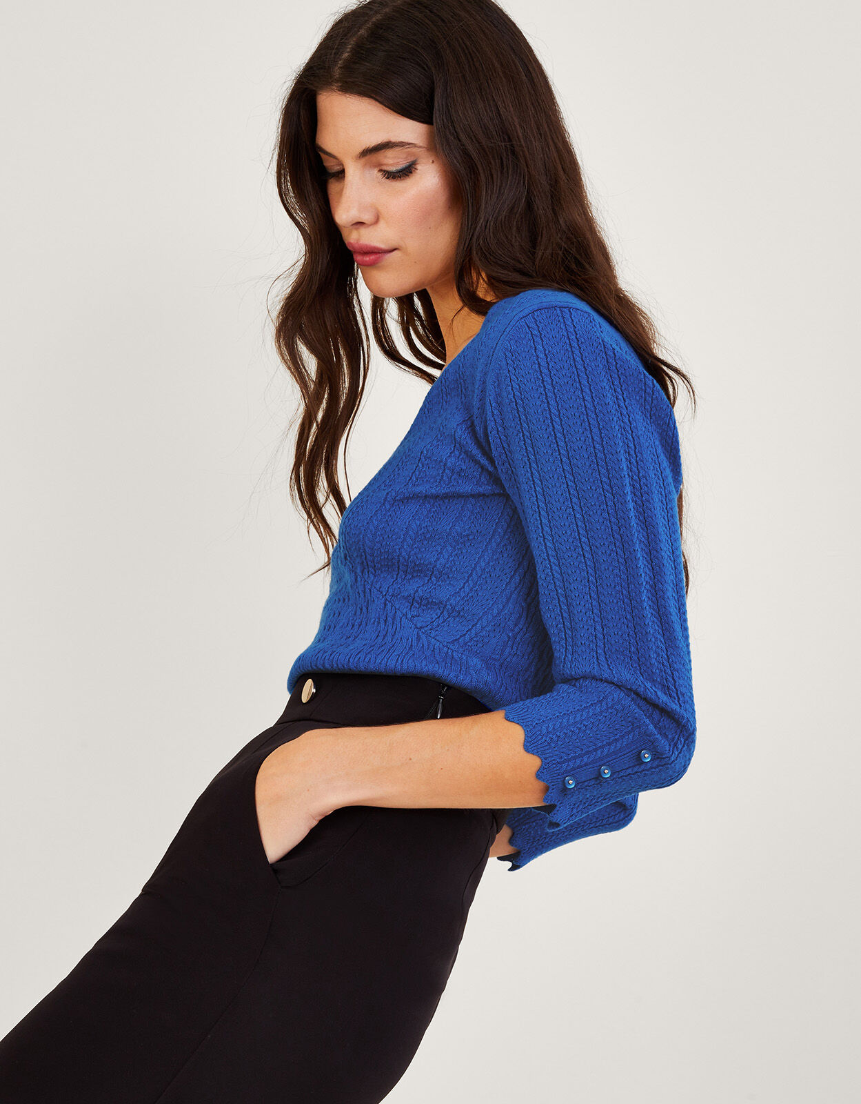 Monsoon blue jumper online