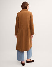 Tove Faux Suede Coat, Tan (TAN), large
