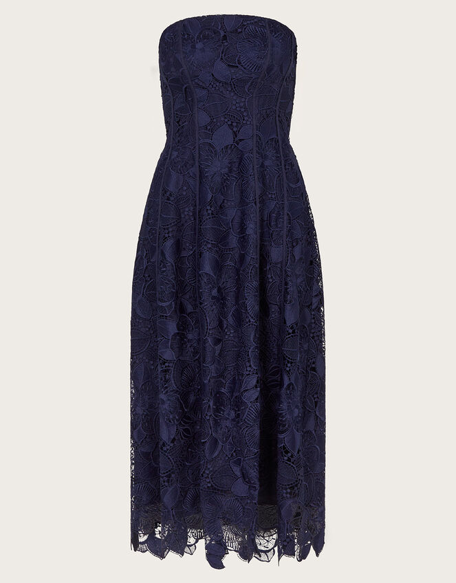 Abelia Bandeau Dress, Blue (NAVY), large