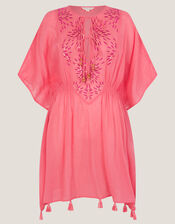 Jada Embellished Mini Kaftan, Pink (ROSE), large