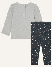 Baby Penguin Sweat Set, Grey (GREY), large