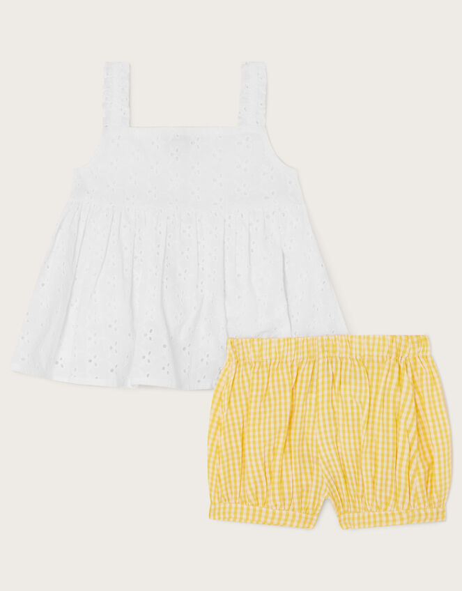 Baby Broderie Set, Yellow (YELLOW), large