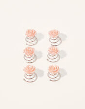 Pearl Flower Hair Jewels, , large