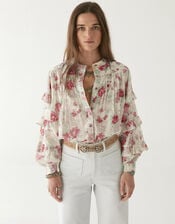 Maison Hotel Floral Lolita Blouse, Multi (MULTI), large