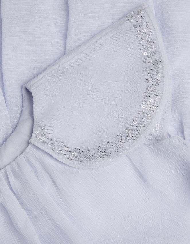 Baby Elena Sequin Swing Party Dress, Blue (PALE BLUE), large