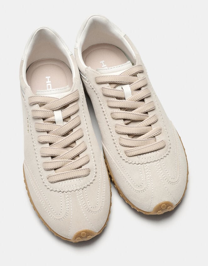 Hoff Bridge Suede Trainers, Camel (BEIGE), large