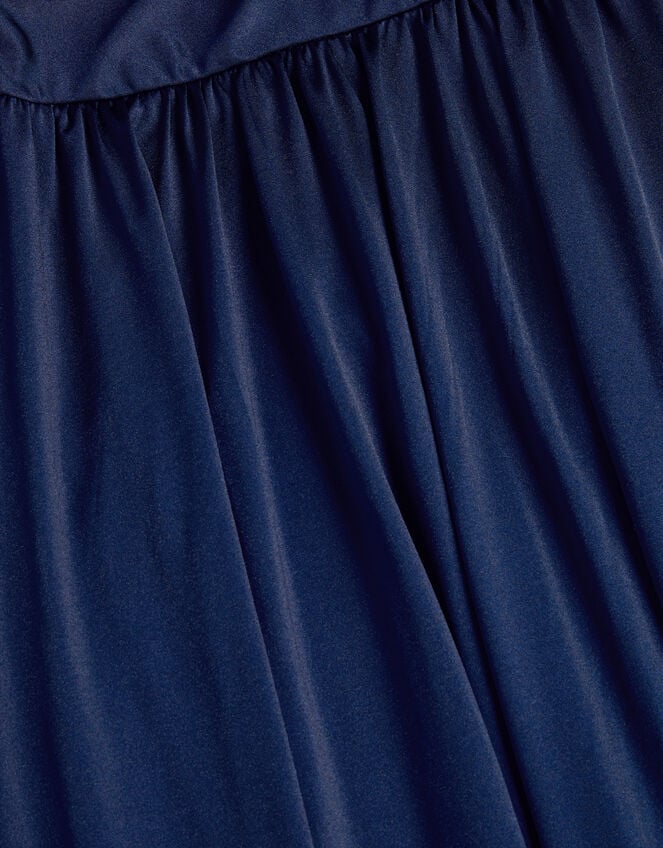 Avery Cowl Neck Prom Dress, Blue (NAVY), large