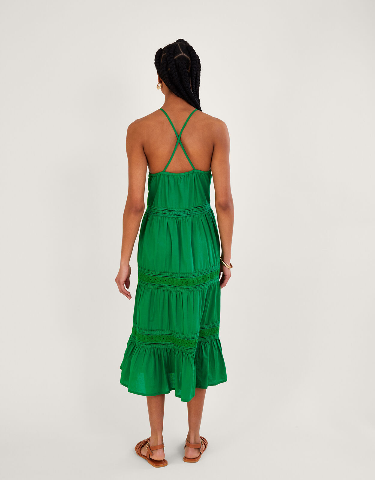 Monsoon green deals lace dress