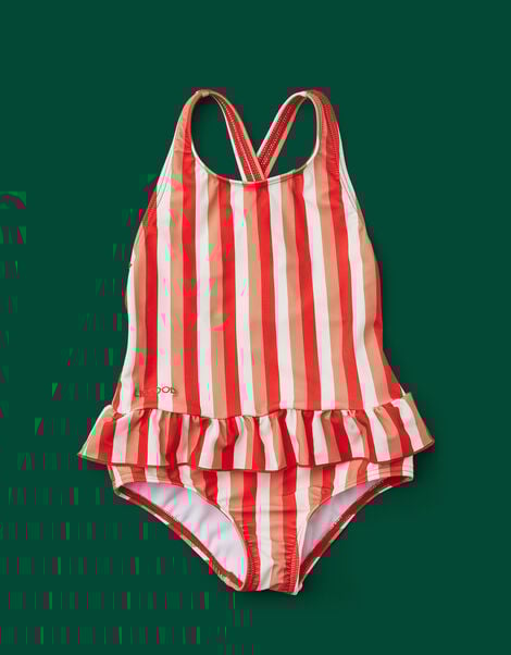 Liewood Amara Stripe Swimsuit , Red (RED), large