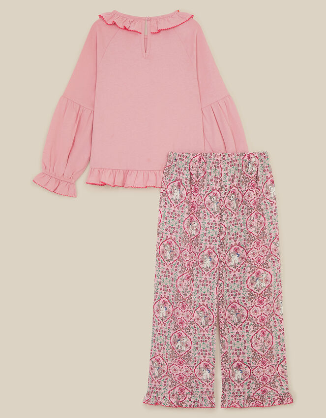 Monsoon x My Little Pony Sequin Bow Long Pyjamas Set, Pink (PINK), large