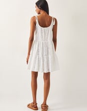 Maud Broderie Dress, White (WHITE), large