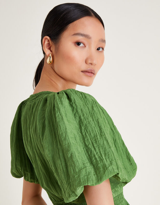 Lydia Tea Dress, Green (GREEN), large