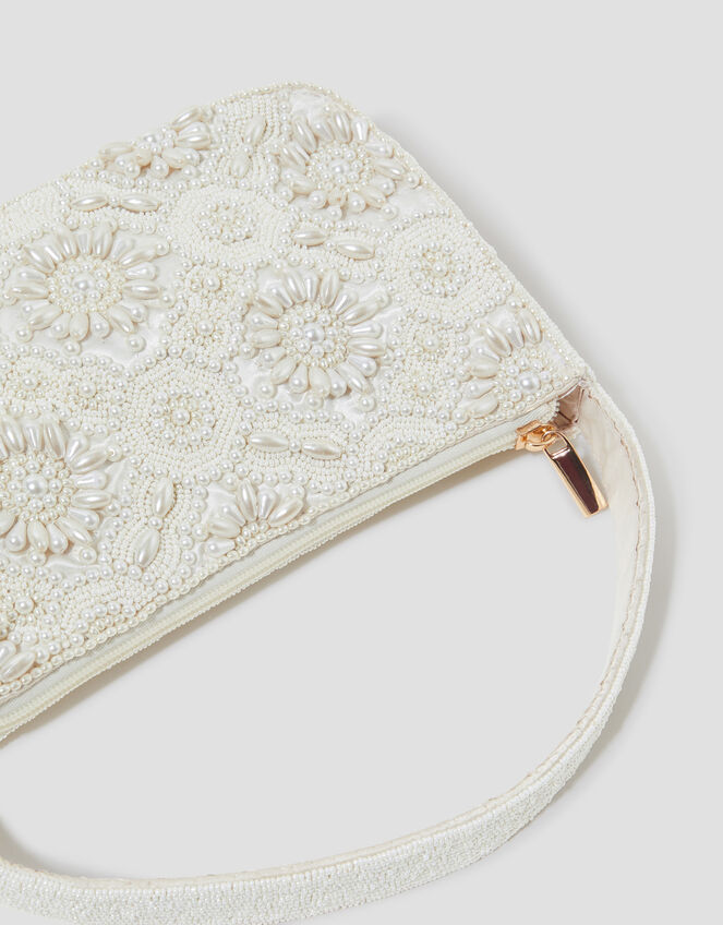 Hani Pearl Embellished Bag, , large