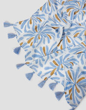 Cece Woodblock Tassel Sarong, , large