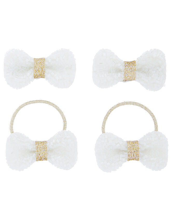 Beaded Dazzle Bow Hair Accessory Set Girls' Hair Accessories