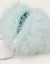 Faux-Fur Pom-Pom Bag, , large