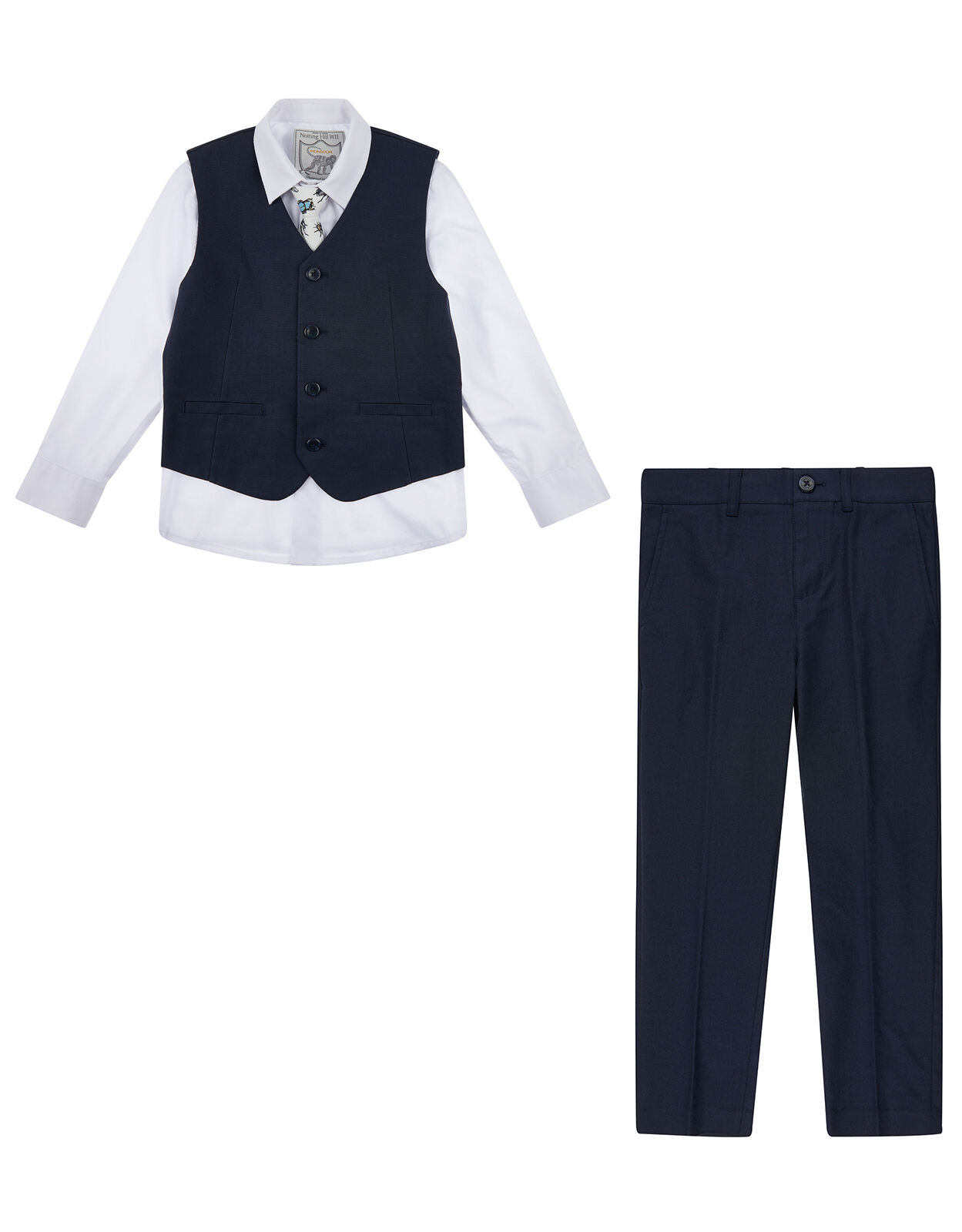 Cosgrove 4PC Suit Set Blue Boys Suits Sets Monsoon ROI