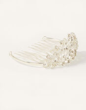 Pearl Flower Tiara Comb, , large