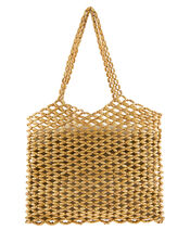 Wren Wooden Bead Tote Bag, , large