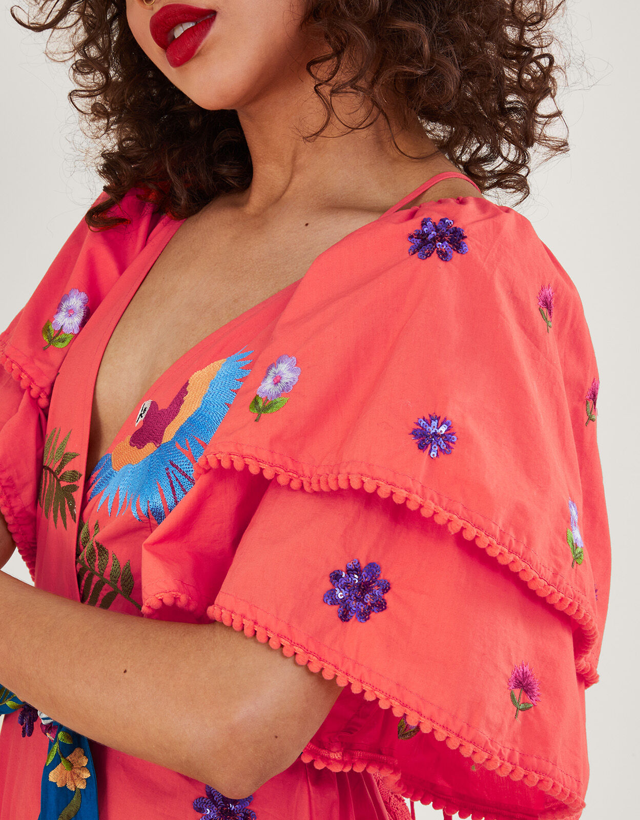 Monsoon orange sale maxi dress