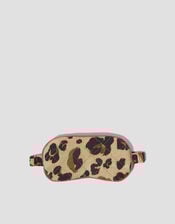 Leopard Print Eye Mask, Natural (NEUTRAL), large