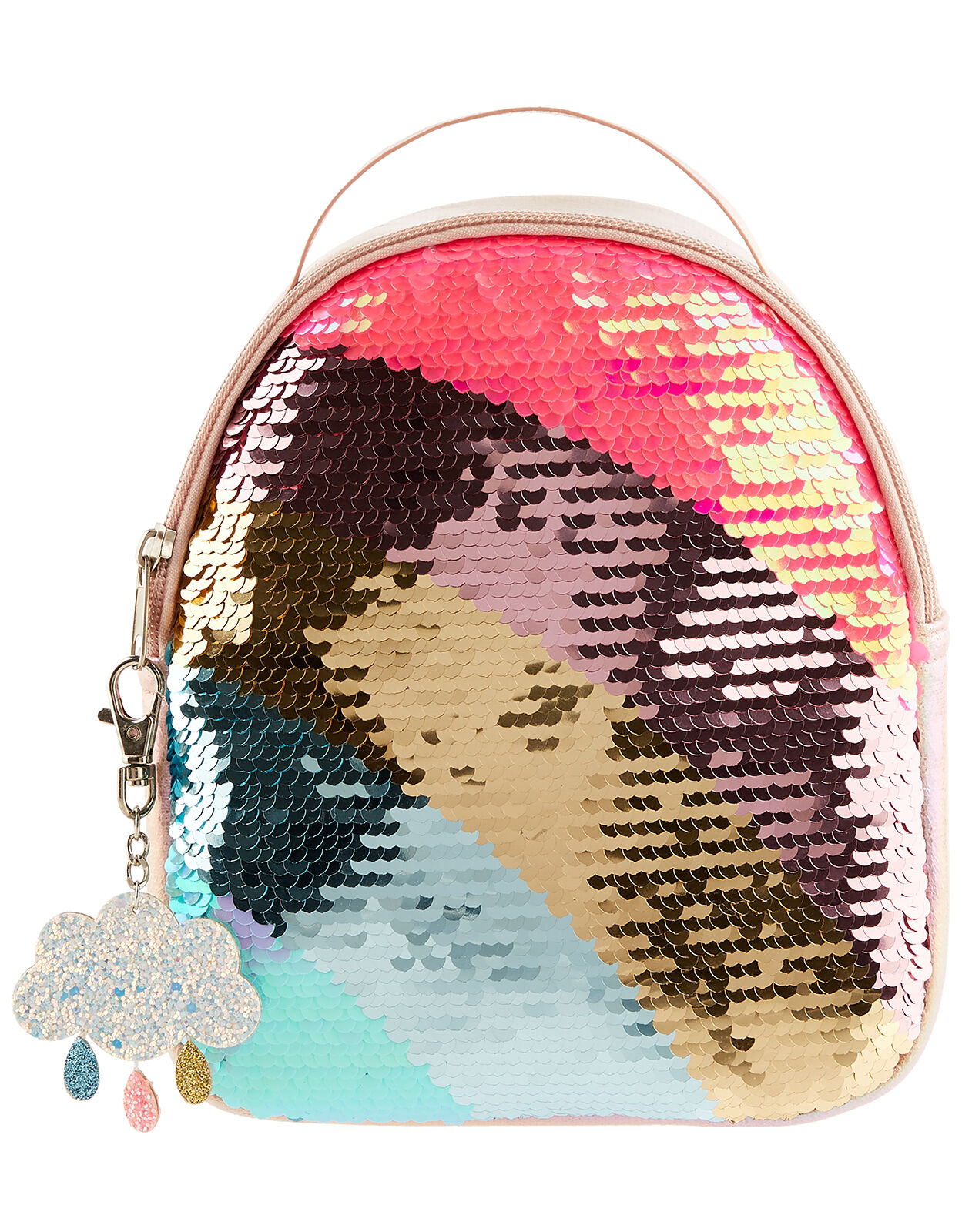 rainbow sequin backpack