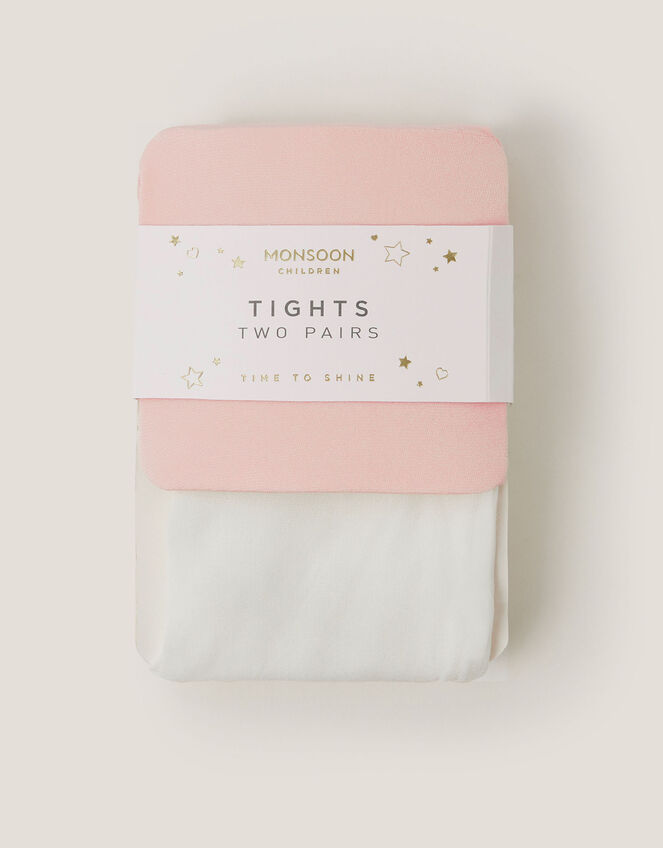 2-Pack Plain Tights, Multi (MULTI), large