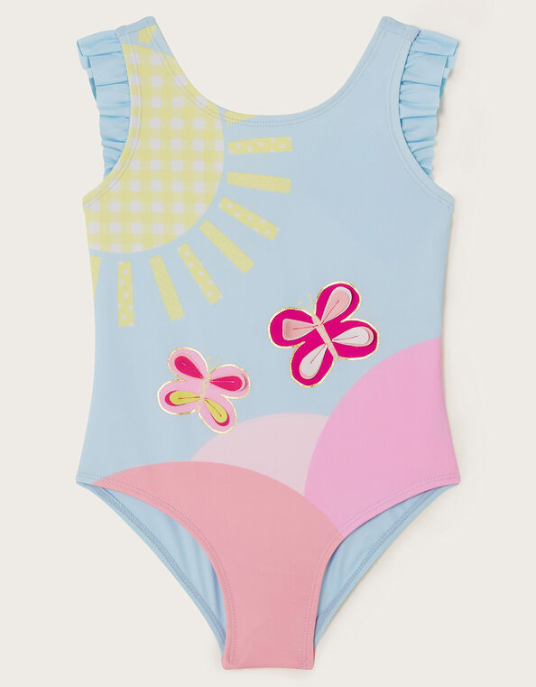 Baby Sunshine Swimsuit, Blue (BLUE), large