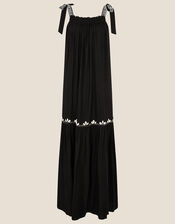 Jaya Maxi Dress in LENZING™ ECOVERO™, Black (BLACK), large