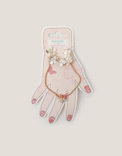 Pearl Flower Ring & Hand Chain, , large