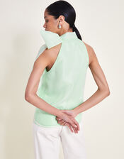 Vera Organza Top, Green (MINT), large