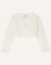 Baby Niamh Cardigan, Ivory (IVORY), large