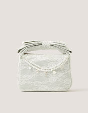 Pearl Charm Lace Bag, , large